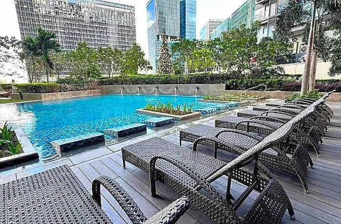 Modern 1br In Manila, Bgc - Uptown Parksuites 1 Apartment *